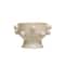 Hello Honey® 9" Speckled Cream Round Stoneware Planter with Orbs